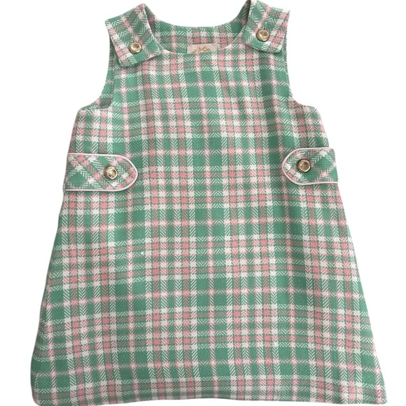 The Beaufort Bonnet Company Other - The Beaufort Bonnet Company Pastel Plaid Dress